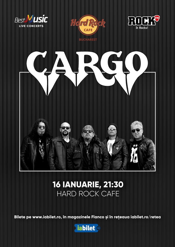 Concert Cargo la Hard Rock Cafe, Bucuresti