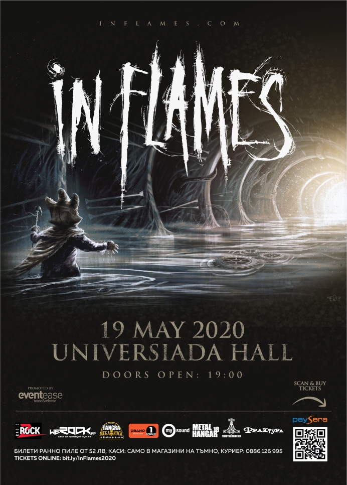Concert In Flames în Sofia pe data de 19 mai 2020