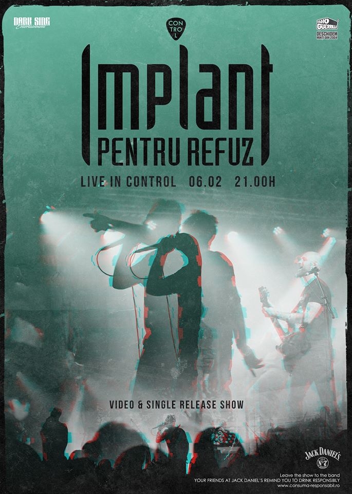 Implant Pentru Refuz lansează un nou single cu videoclip, in club Control