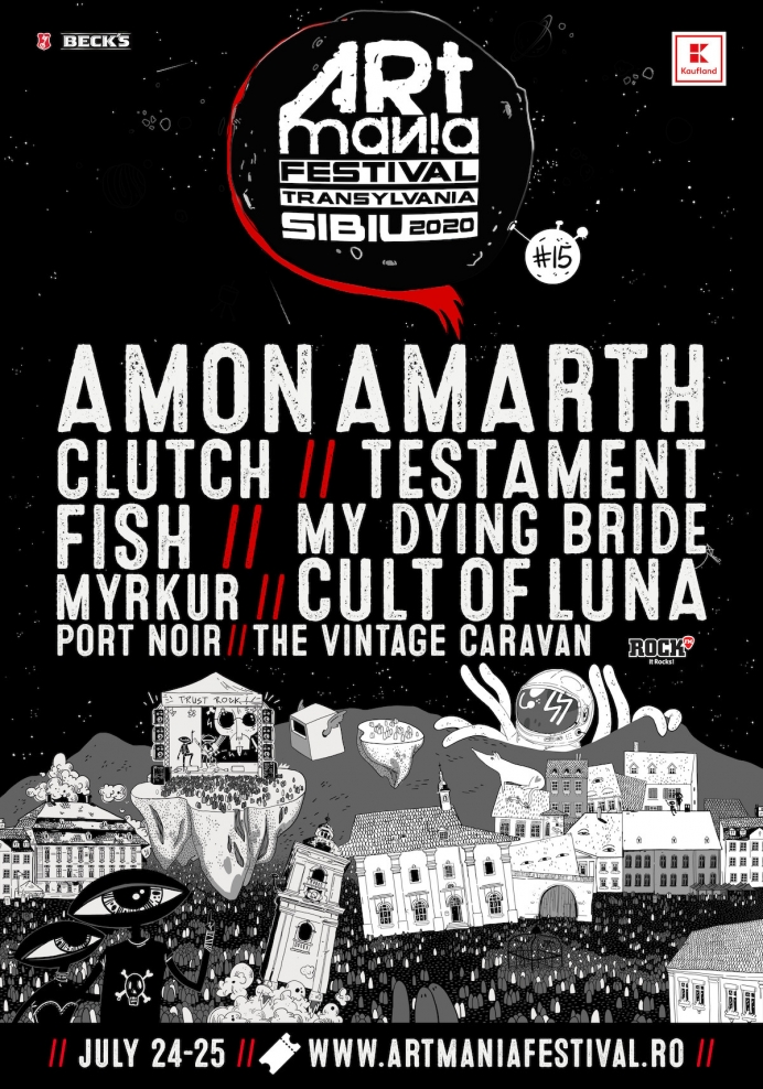 Fish, Port Noir si Testament sunt confirmati in line-up-ul ARTmania Festival 2020