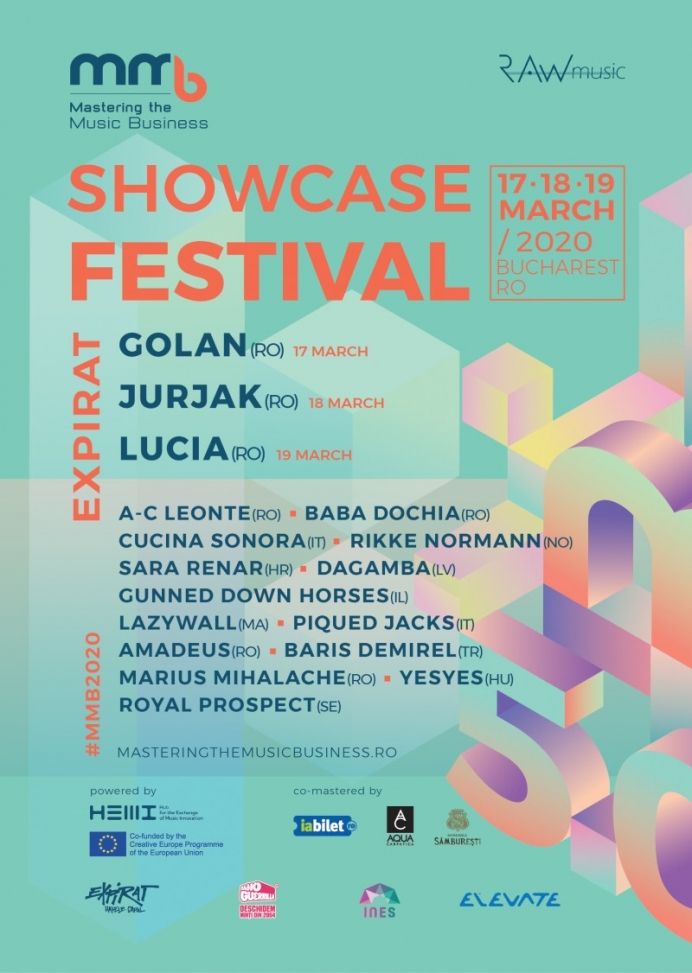 Golan, Lucia și Jurjak sunt headlinerii MMB Showcase Festival