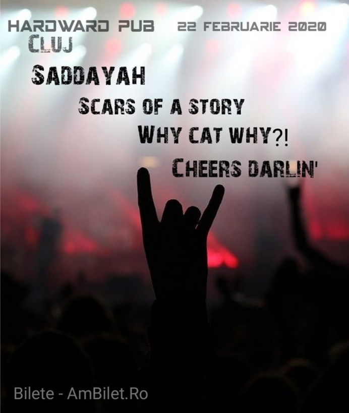 Saddayah, Scars Of A Story, Why Cat, Why?! si Cheers Darlin' la Cluj-Napoca