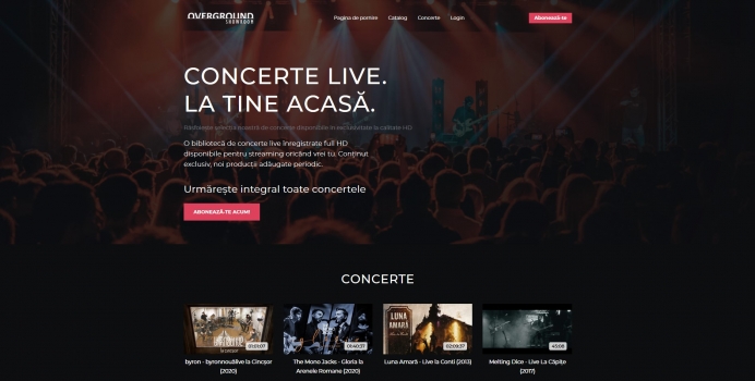 Overground Music lansează Overground Showroom - concerte live la tine acasă
