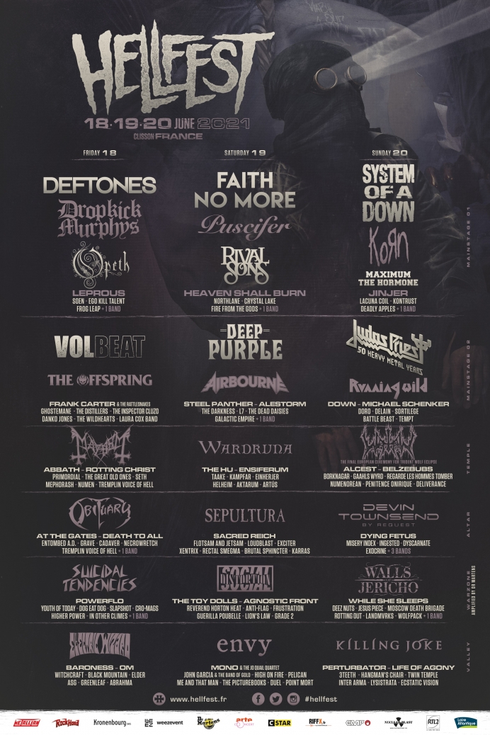 Line-up complet HellFest 2021 | Let's Rock.ro