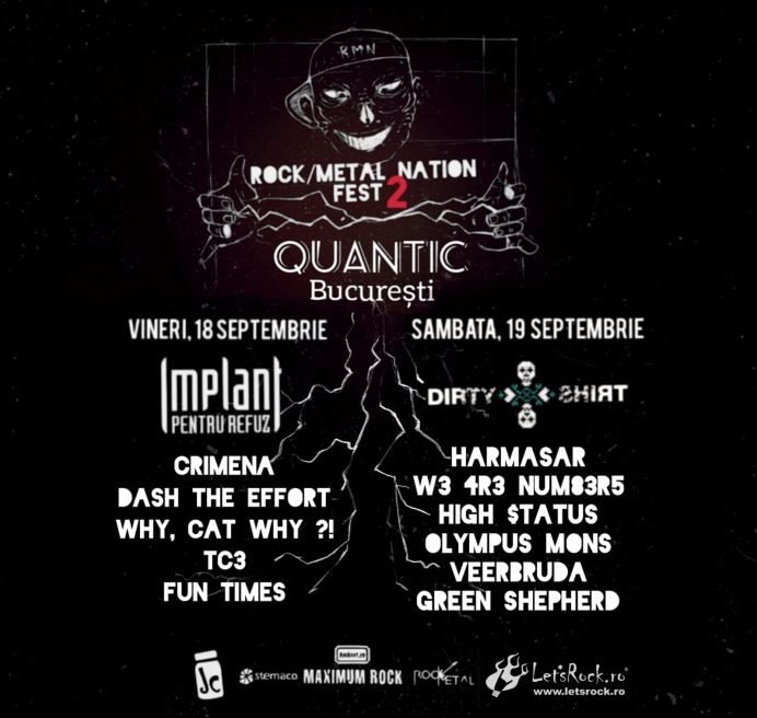Rock / Metal Nation Fest #2 va avea loc in club Quantic