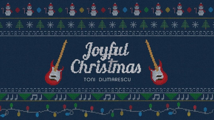 Toni Dijmarescu a lansat un clip animat pentru piesa Joyful Christmas