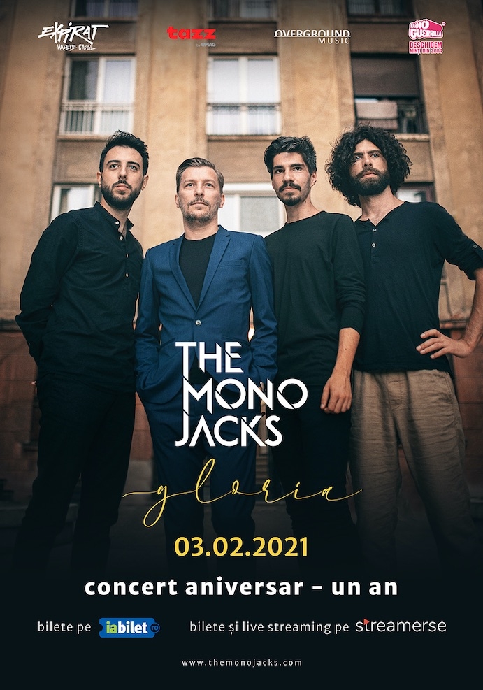 The Mono Jacks aniversează 1 an de la lansarea albumului ”Gloria” printr-un concert în Expirat, transmis online