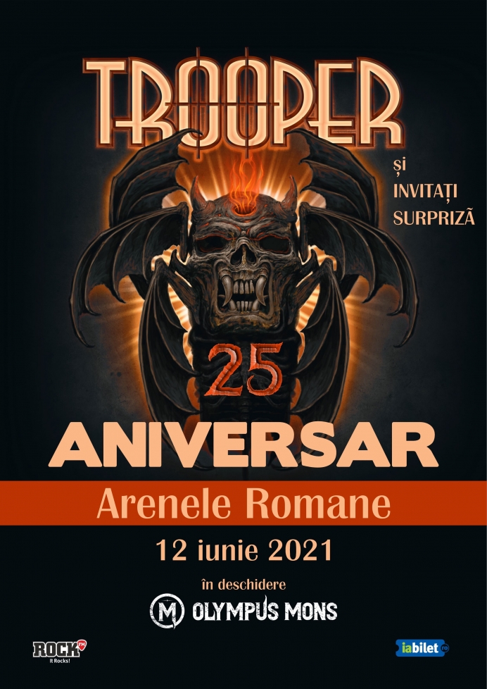 Concert aniversar Trooper la Arenele Romane - TROOPER25