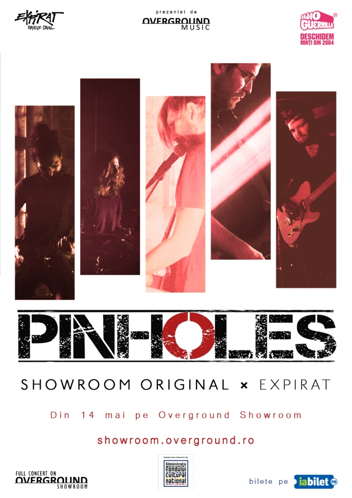 Seria de concerte online Showroom Original ⨯ Expirat continuă cu un concert Pinholes live