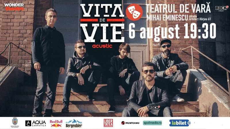 Concert Vita de Vie Acustic la Teatrul de Vara Mihai Eminescu