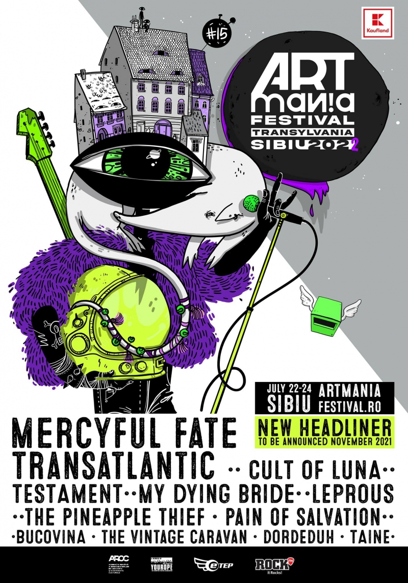 ARTmania Festival 2022 anunta trupe noi: Mercyful Fate, Pain of Salvation, Leprous si Dordeduh