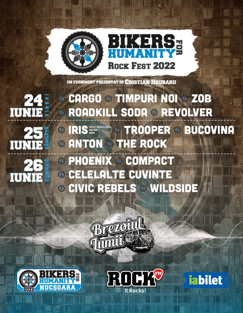 Bikers For Humanity Rock Fest 2022 la Summer Camp Brezoi