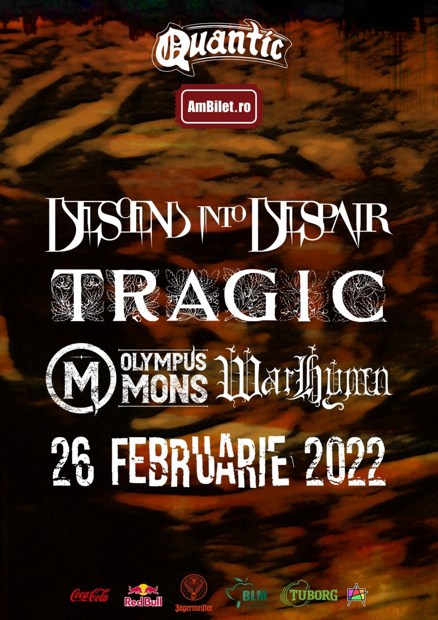 Concert Descend into Despair, Tragic, Olympus Mons si WarHymn in club Quantic