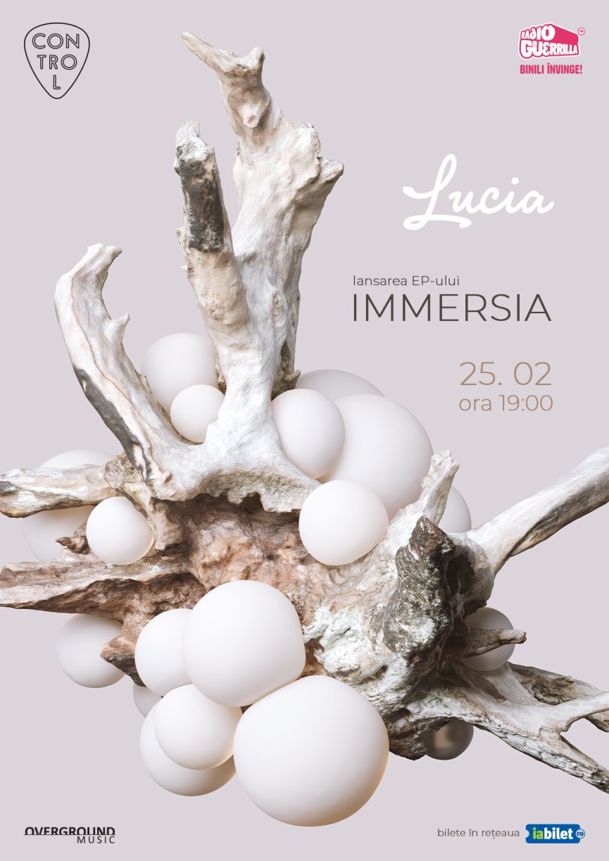 Lucia lansează EP-ul IMMERSIA printr-un concert la Control Club