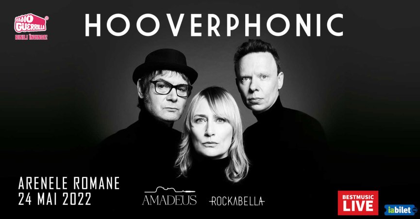 Amadeus si Rockabella vor deschide concertul Hooverphonic de la Arenele Romane