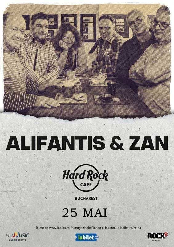 Concert Nicu Alifantis & ZAN la Hard Rock Cafe
