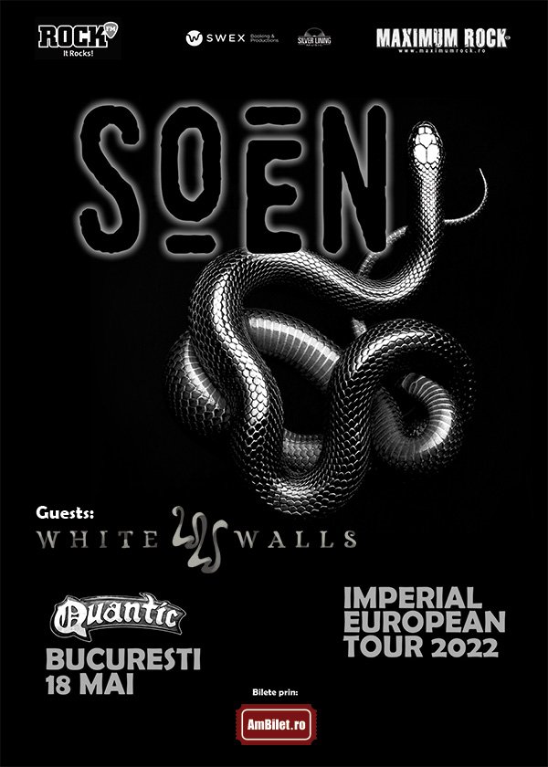 White Walls vor deschide concertul Soen de la București, program și reguli de acces