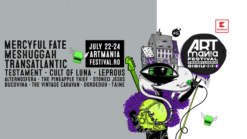 ARTmania Festival 2022 va avea loc intre 22-24 ​​iulie 2022, in piata Mare din Sibiu