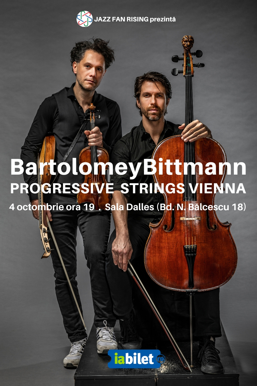 Bartolomey.Bitmann: Progressive Strings din Vienna, pe 4 octombrie la Bucuresti