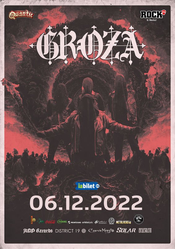 Concert GROZA - The Redemptive End Tour - Balkans 2022 - in club Quantic