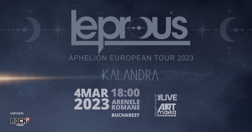 Concert Leprous si Kalandra in cadrul ARTmania Evenings 2023 by ARTmania Festival