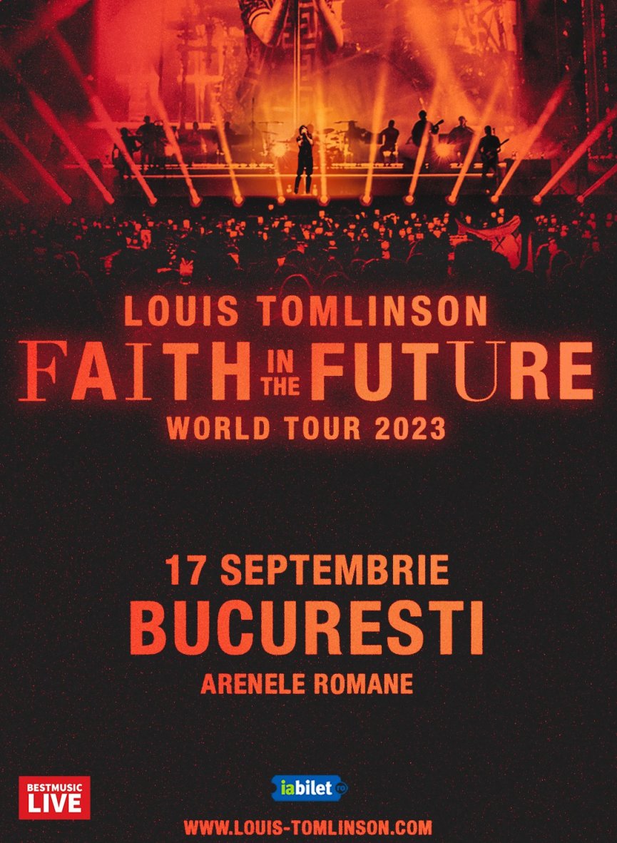 LOUIS TOMLINSON, fostul membru One Direction, in concert la Bucuresti