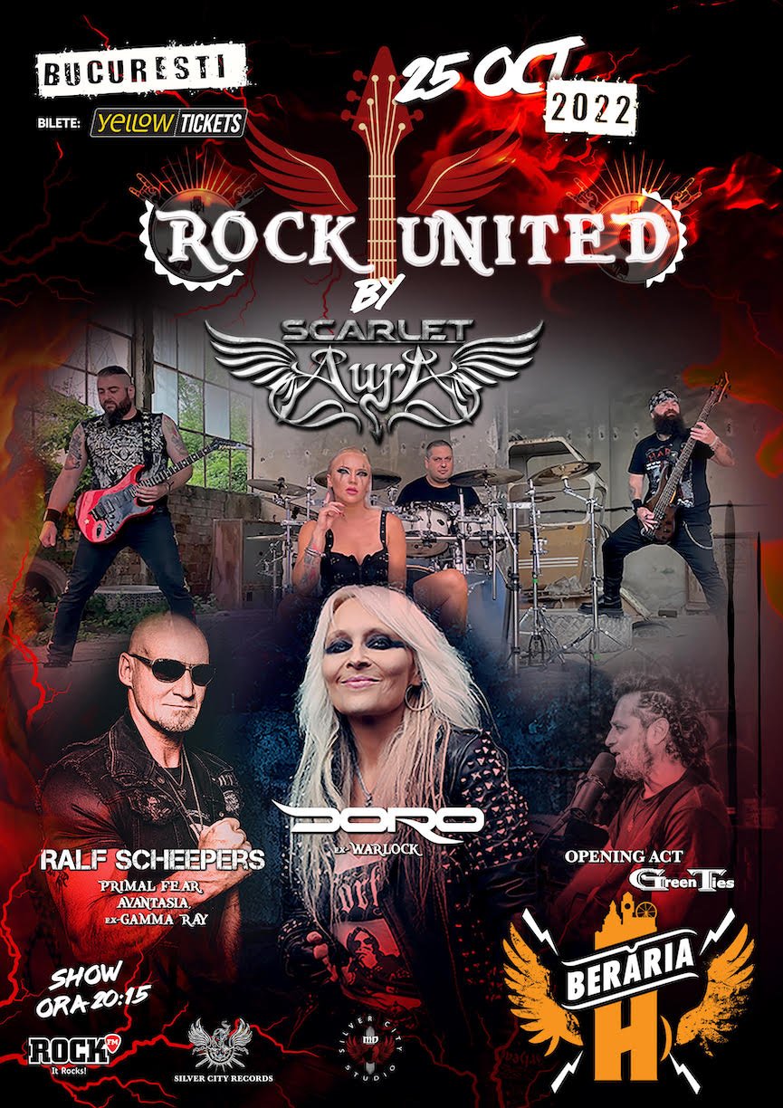 Recital Ralf Schepeers în cadrul Rock United by Scarlet Aura