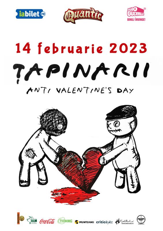 Concert Țapinarii - Anti Valentine's Day, in club Quantic