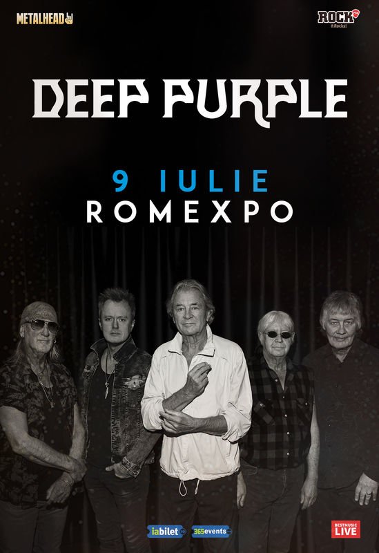 Deep Purple vor sustine un nou concert la Romexpo