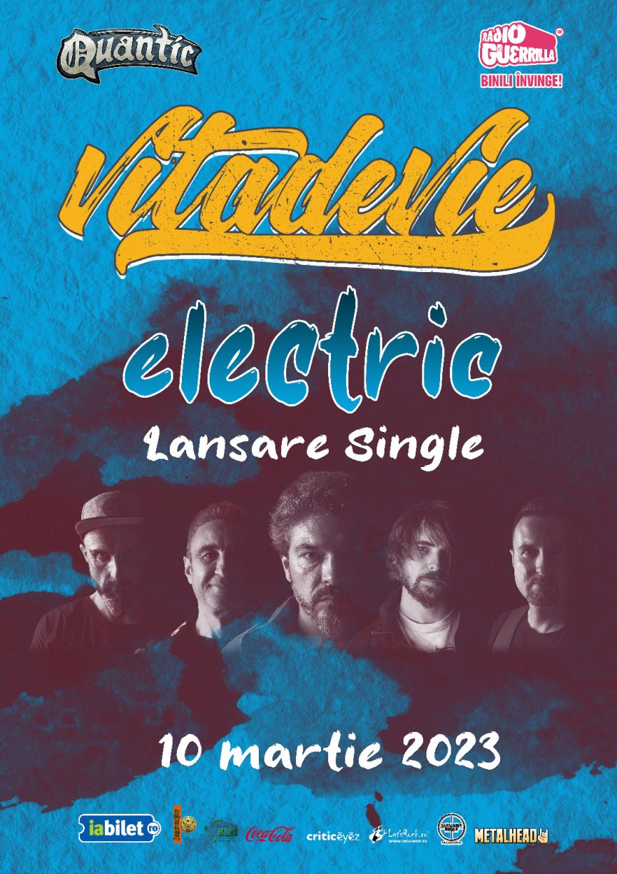 Concert electric Vița De Vie și lansare de single, prima oară pe scena din Quantic