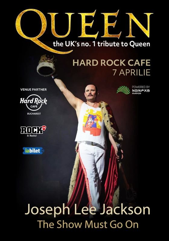 Concert tribut Queen cu Joseph Lee Jackson la Hard Rock Cafe