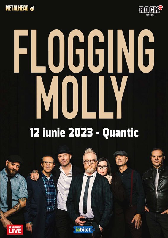 Flogging Molly canta pe 12 iunie la Quantic