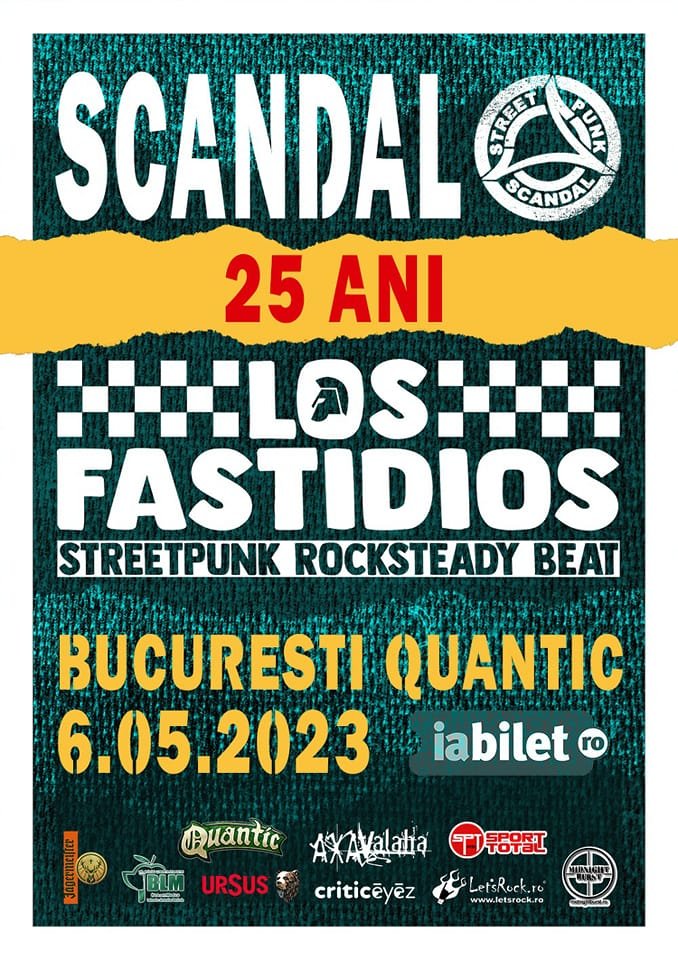 Concert Scandal - 25 ani - in club Quantic