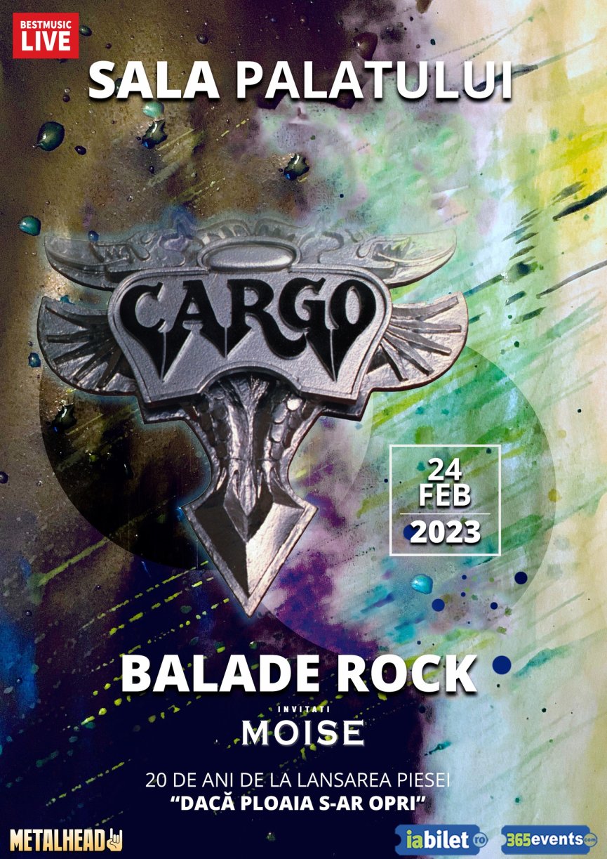 Moise va deschide concertul aniversar ”Cargo - Balade Rock”