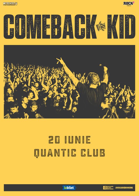 Concert Comeback Kid in club Quantic