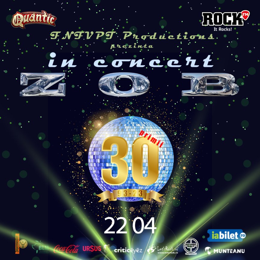 Concert ZOB - primii 30 de ani - in club Quantic