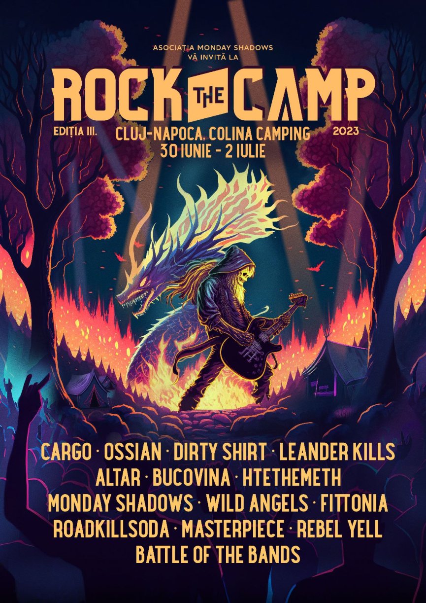 Festivalul Rock the Camp (ediția III) anunta lineup-ul complet