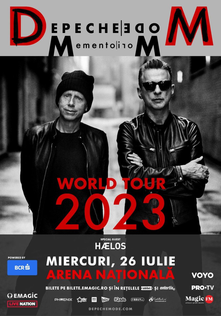 HÆLOS deschid concertul Depeche Mode de pe 26 iulie, la Arena Nationala