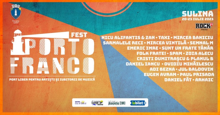 Porto Franco Fest va avea loc in perioada 21-23 iulie, la Sulina