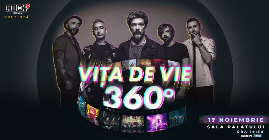 Concert Vița de Vie 360 la Sala Palatului