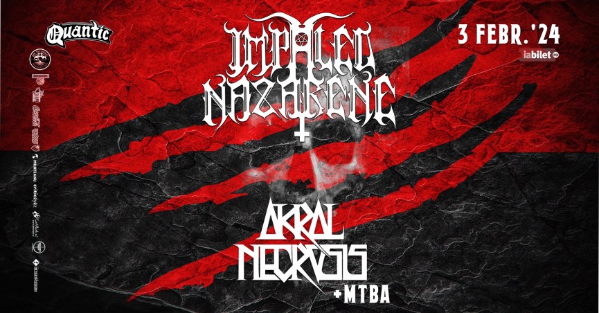 Concert Impaled Nazarene si Akral Necrosis in club Quantic