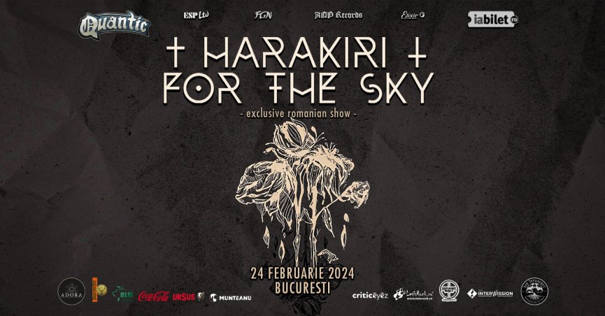Harakiri For The Sky vor sustine un concert exclusiv in Quantic
