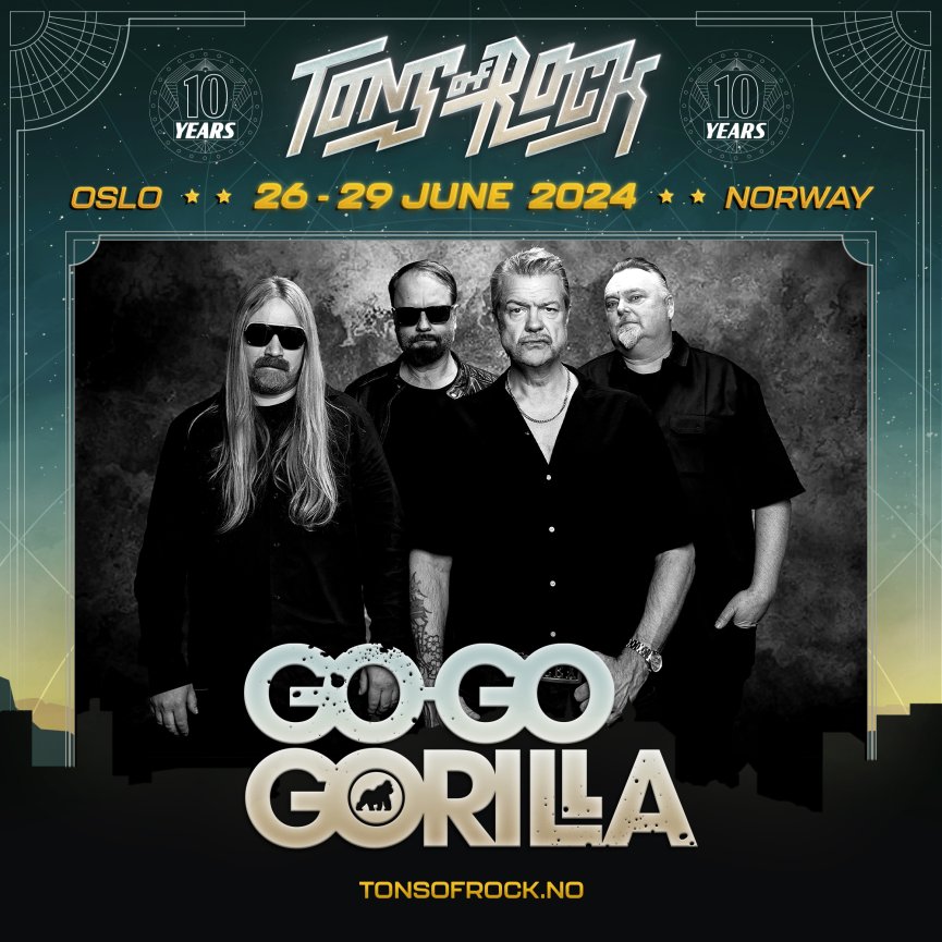 2. SPAN si GO-GO Gorilla confirmati la Tons Of Rock 2024