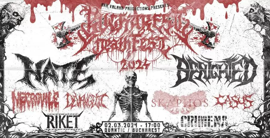 Bucharest Deathfest 2024 anunta 8 trupe in club Quantic