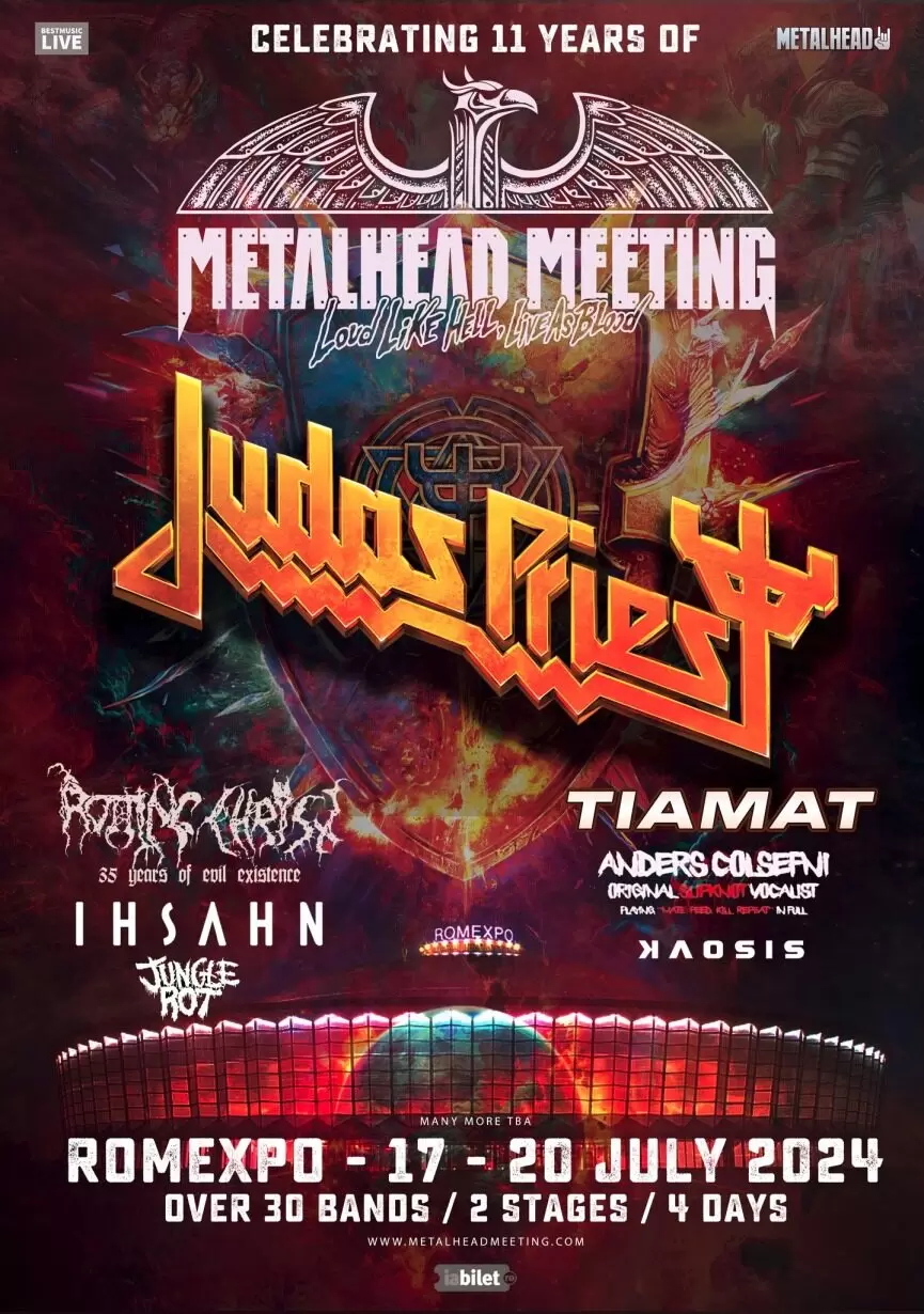 2. Judas Priest confirmati la Metalhead Meeting 2024, alaturi de Rotting Christ, Ihsahn si inca 4 trupe