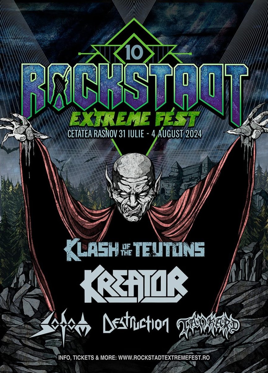 Klash of the Teutons: Kreator, Sodom, Destruction si Tankard, impreuna in aceeazi zi, la Rockstadt Extreme Fest