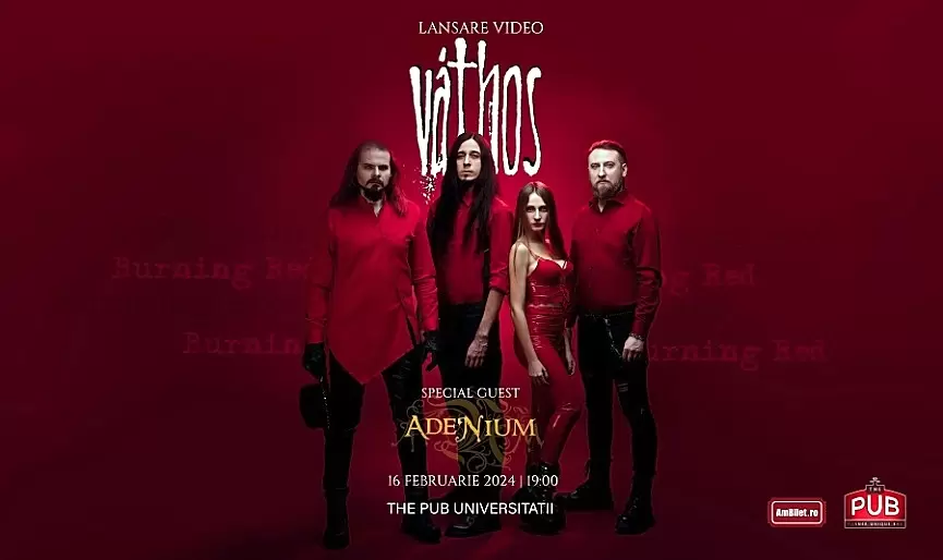 Vathos lanseaza videoclipul 'Burning Red' in The Pub Universitatii