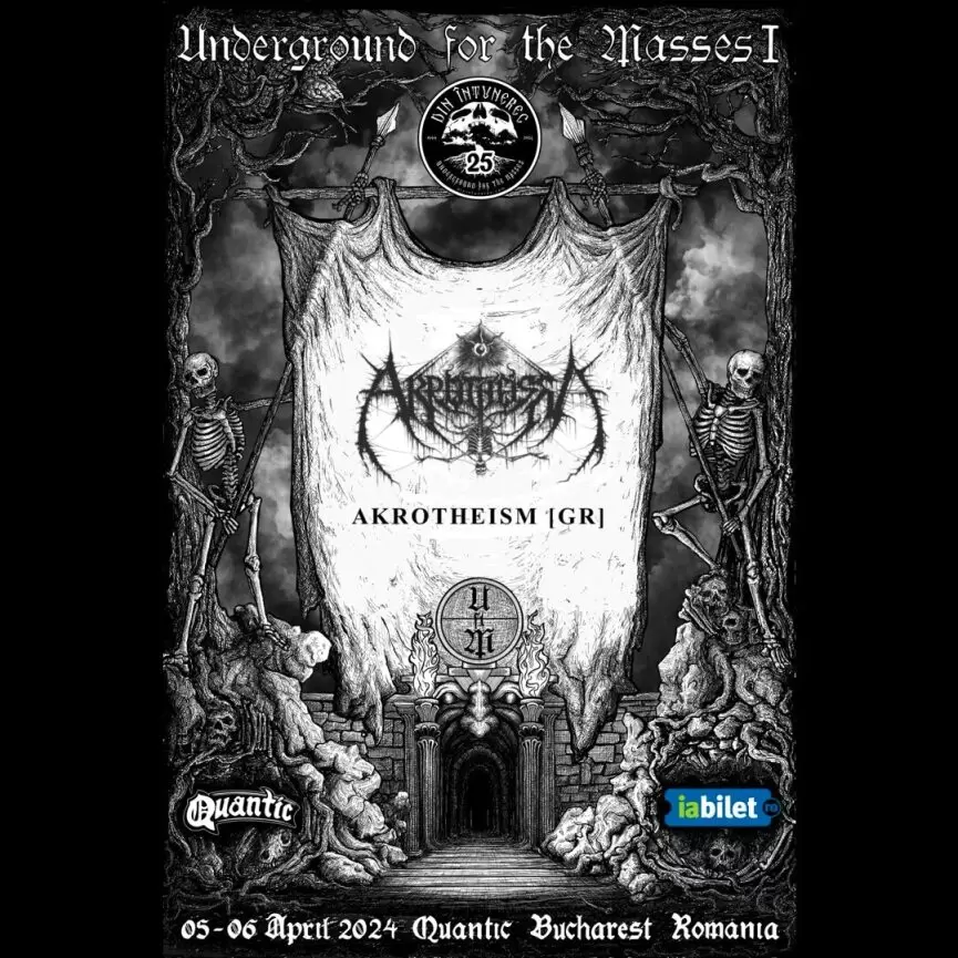 1. Akrotheism, Thagirion, Hell Militia si Pensées Nocturnes completeaza lineup-ul Underground For The Masses I
