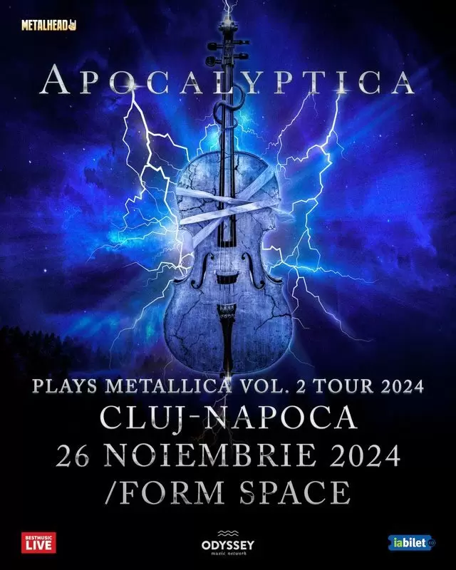 Concert Apocalyptica plays Metallica la /FORM Space din Cluj-Napoca