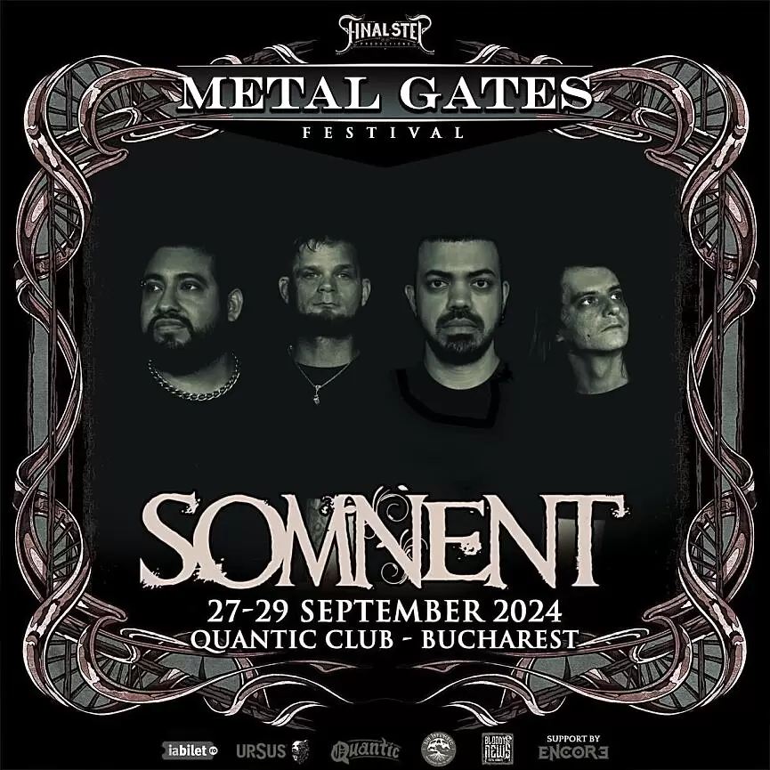 Trupa Somnent va canta in cadrul festivalului Metal Gates 2024
